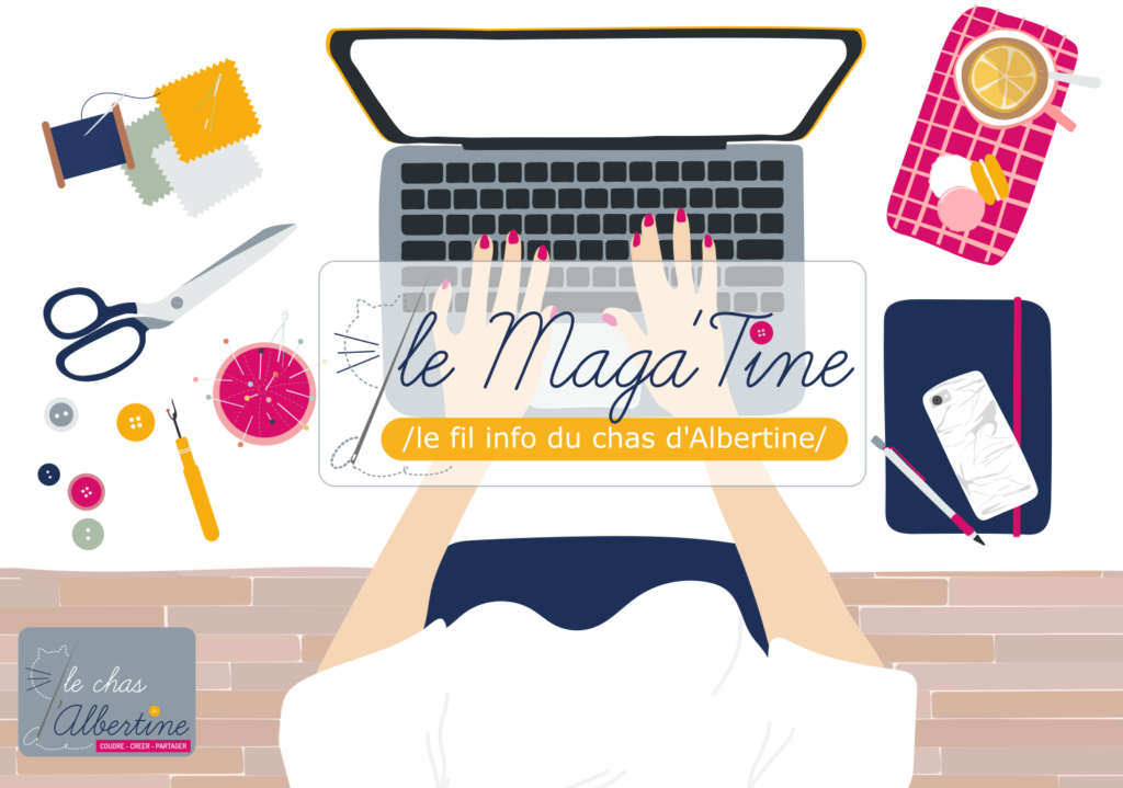 illustration Maga'tine la newsletter du chas d'Albertine